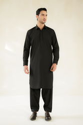MEN SHALWAR KAMEEZ | MIDNIGHT BLACK