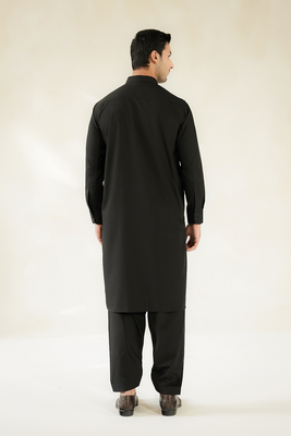 MEN SHALWAR KAMEEZ | MIDNIGHT BLACK
