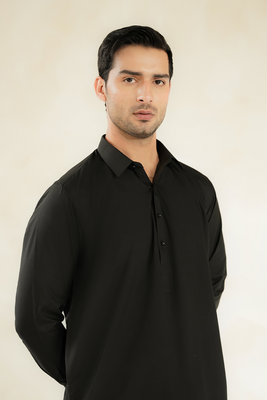 MEN SHALWAR KAMEEZ | MIDNIGHT BLACK