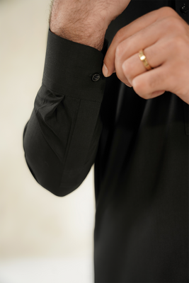 MEN SHALWAR KAMEEZ | MIDNIGHT BLACK