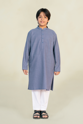 Boys - Kurta Trouser | Indigo Blue