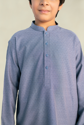 Boys - Kurta Trouser | Indigo Blue