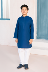 Royal Blue | Kids - Kurta Trouser