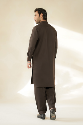 MEN SHALWAR KAMEEZ | COFFEE BROWN