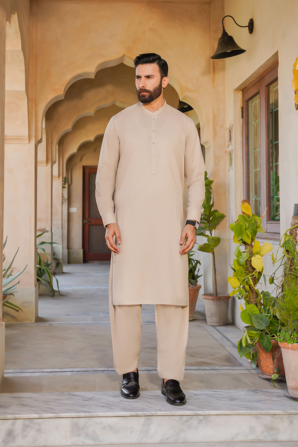 SHALWAR KAMEEZ FOR MEN | TAUPE BROWN