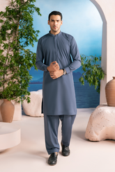 Steel Blue | Shalwar Kameez