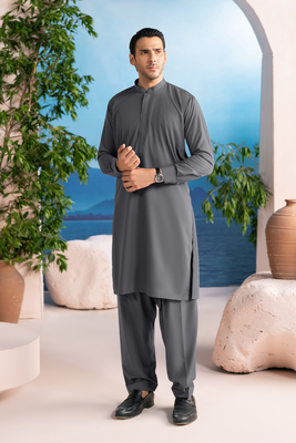 Shalwar Kameez | Slate Grey