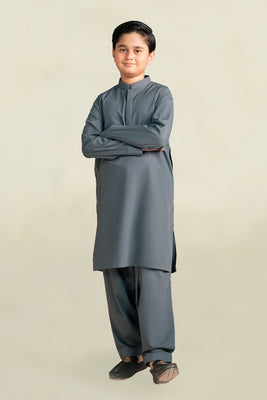 Boys - Shalwar Kameez | Slate Grey