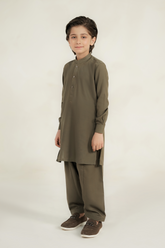 KIDS SHALWAR KAMEEZ | MOCHA BROWN