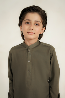 KIDS SHALWAR KAMEEZ | OAKMOSS GREEN