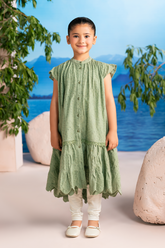 Long Frock | Sage Green