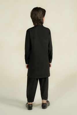 KIDS SHALWAR KAMEEZ | JET BLACK
