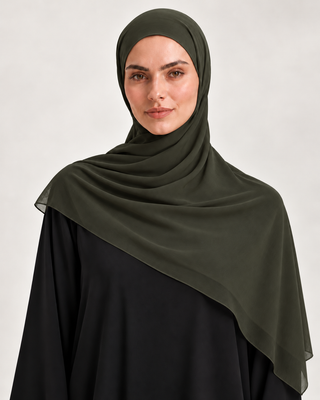 FOREST CHIFFON SCARF