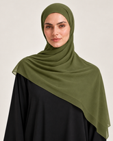 MOSS CHIFFON SCARF