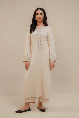 EMBROIDERED CO-ORD | IVORY WHITE