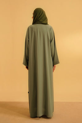 Embellished Abaya | Sage Green
