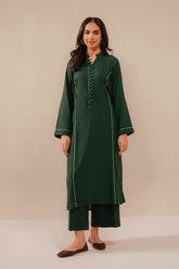 EMBROIDERED CO-ORD | JADE GREEN
