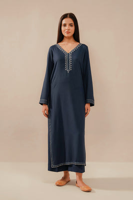 EMBROIDERED CO-ORD | INDIGO