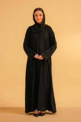 Embroidered Abaya | Black
