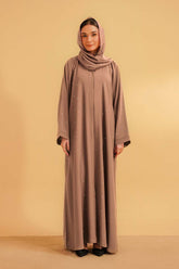 Embellished Abaya Set | Dusty Rose