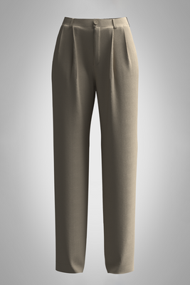 Pleated Rhino Straight Pant