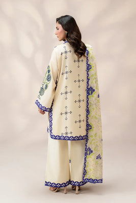 Viola — Ivory & Cobalt Floral 3-Piece Set