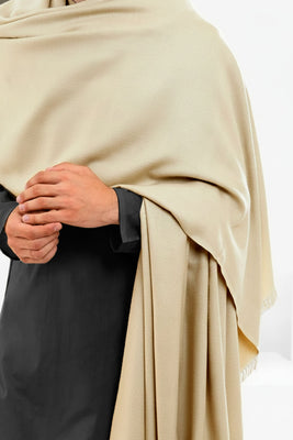 Men Shawl | Beige