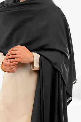 Men Shawl | Black