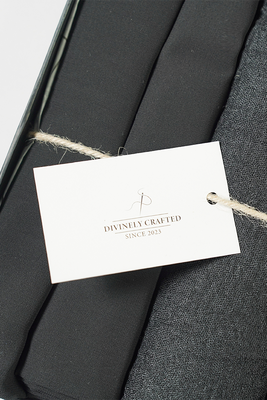 Black Monochrome Hijab - Pack of Six