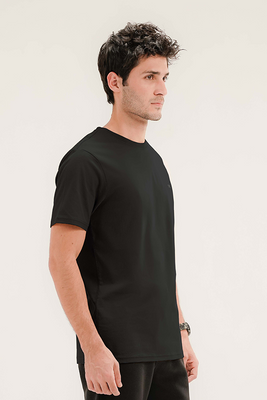 Men - Basic Black T-Shirt