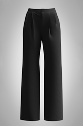 Pleated Kohl Wide Pant