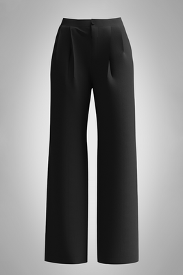 Pleated Kohl Wide Pant