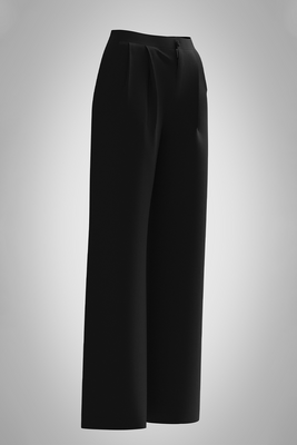 Pleated Kohl Wide Pant