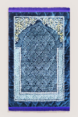 Prayer Mat Graceful Hues | Blue | Cushioned