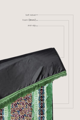 Prayer Mat Graceful Hues | Sage | Cushioned