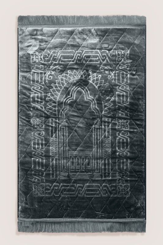 Prayer Mat Pure Elegance | Grey | Cushioned