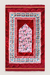 Prayer Mat Graceful Hues | Maroon | Cushioned
