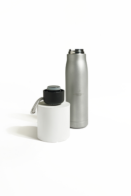 Silver Water Bottle