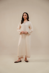 EMBROIDERED CO-ORD | IVORY WHISPER