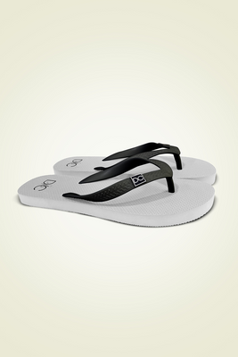 Men Flip Flops | White