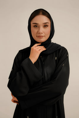 Embellished Abaya Set | Black