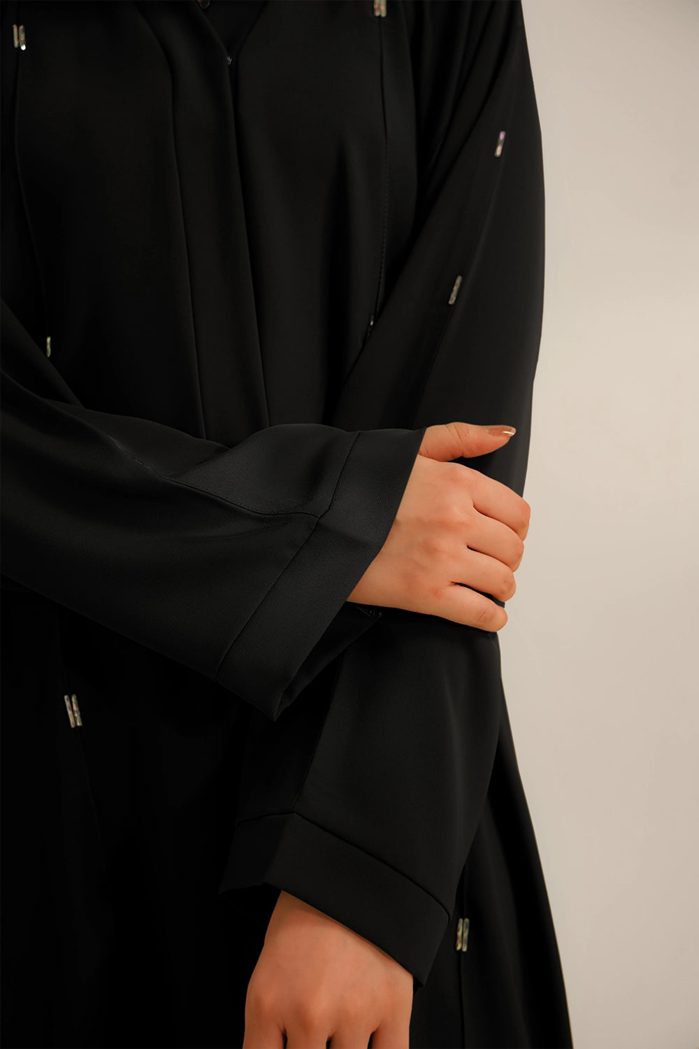 Embellished Abaya Set | Black