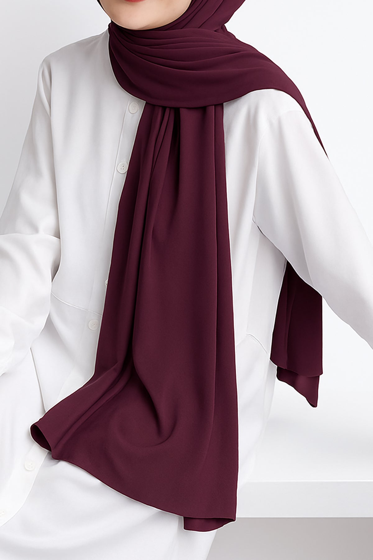 Hijab Chiffon | Plum