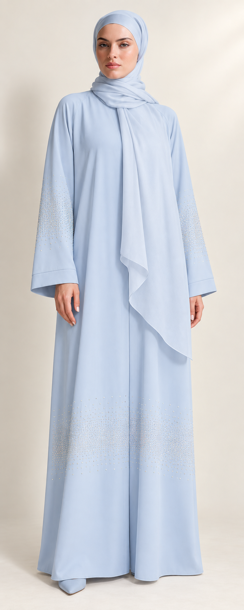 The Powder Blue Abaya