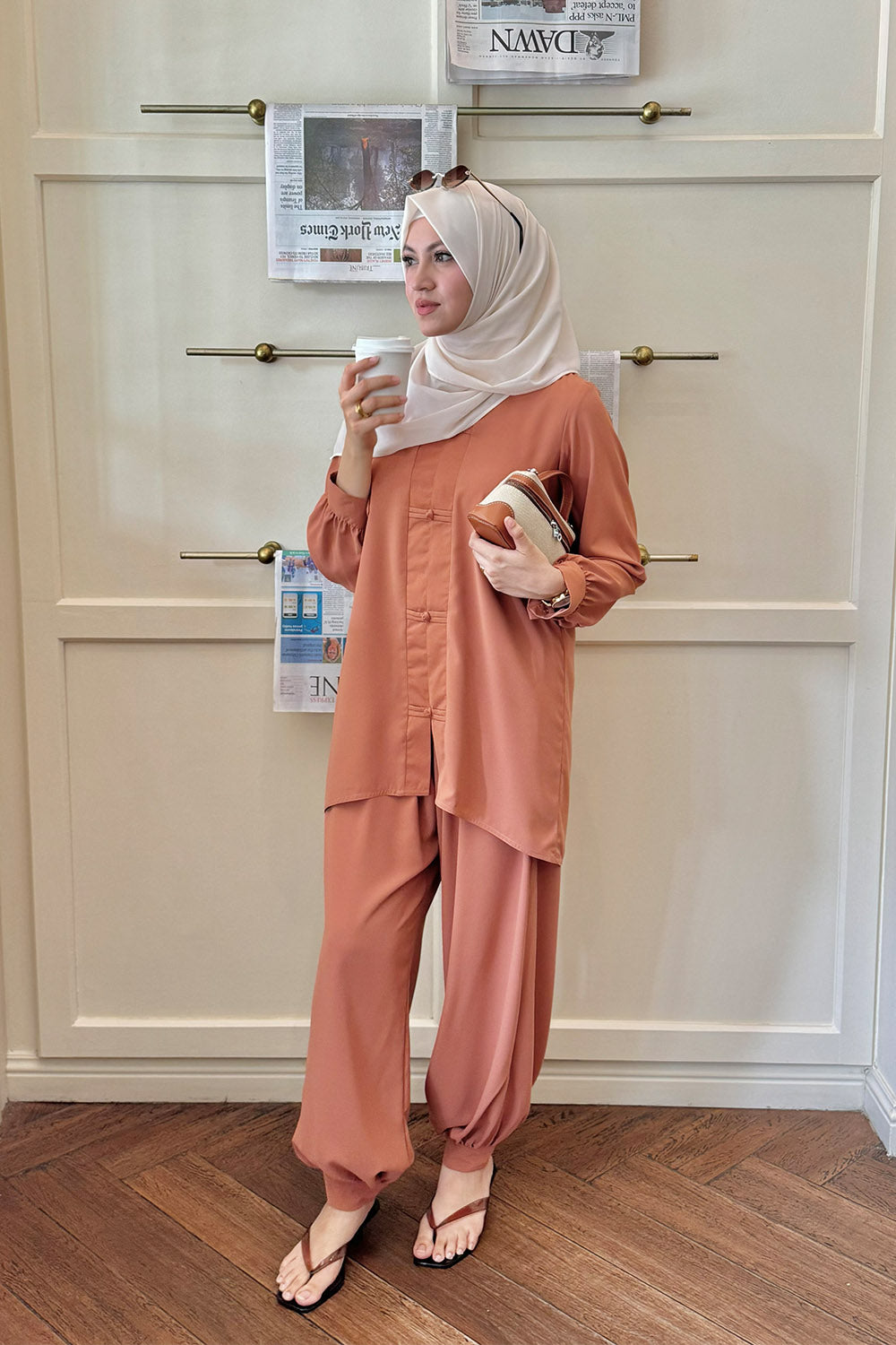 Deep Coral — Co-ord Set