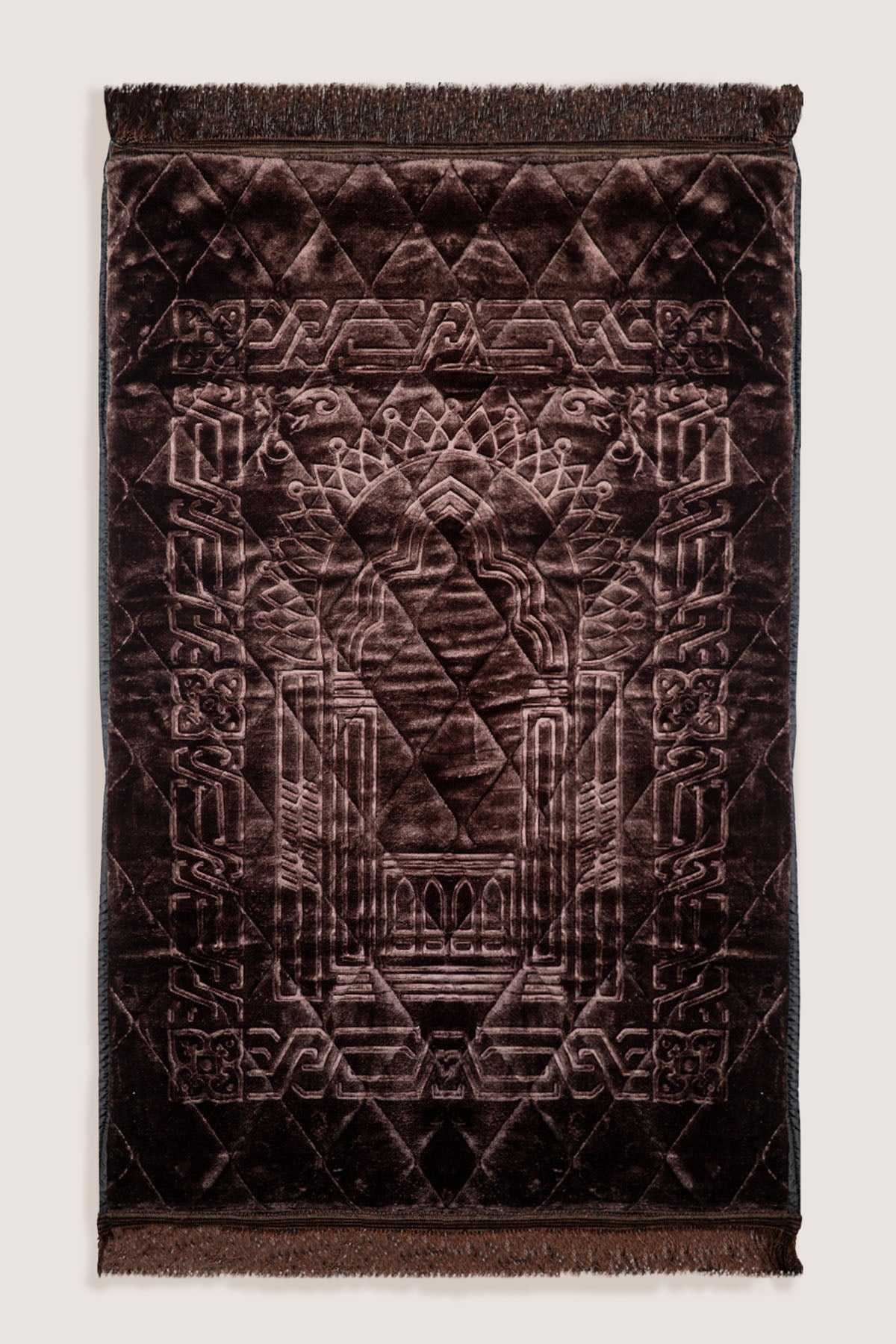 Prayer Mat Pure Elegance | Brown | Cushioned