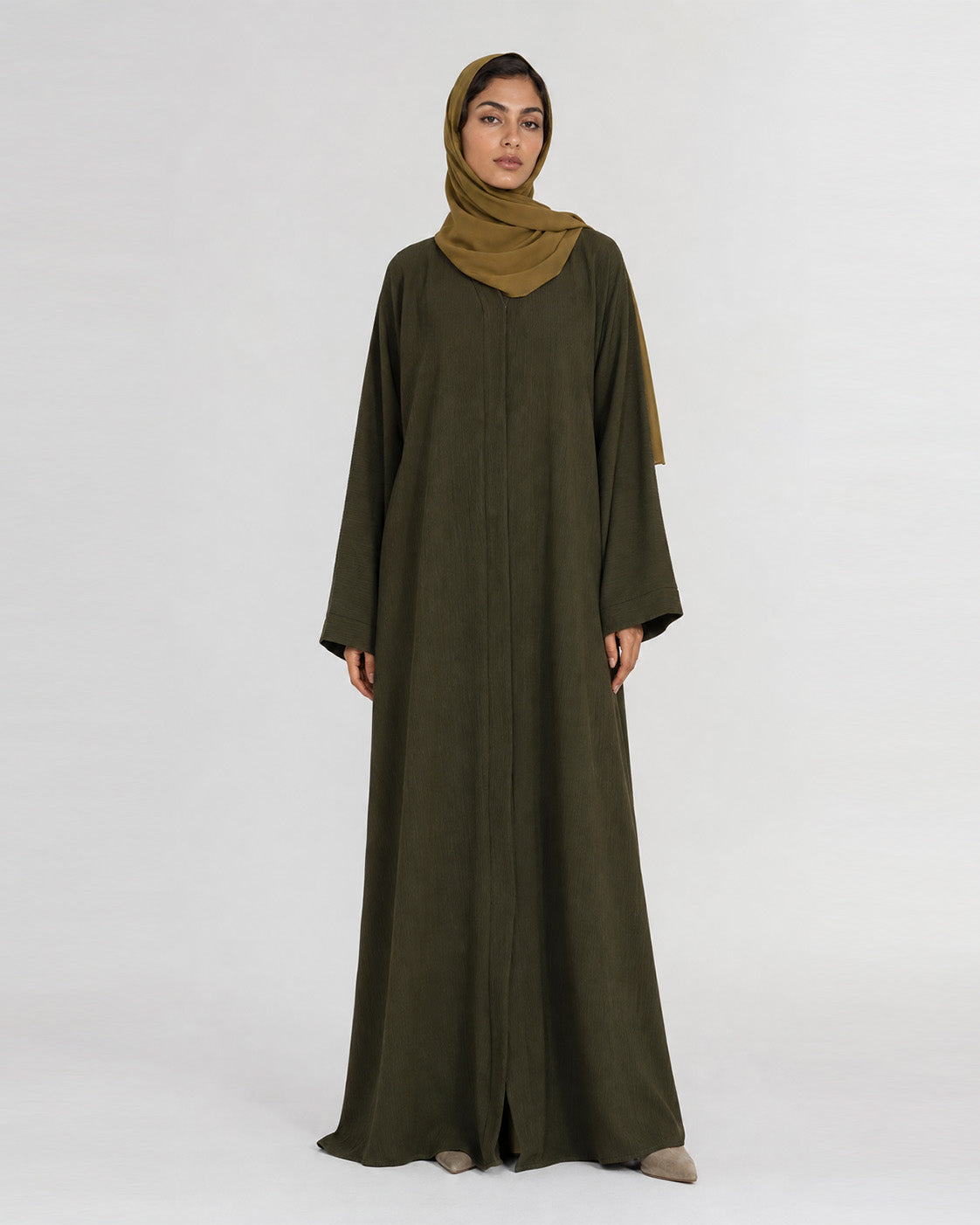 The Olive Fluid Abaya