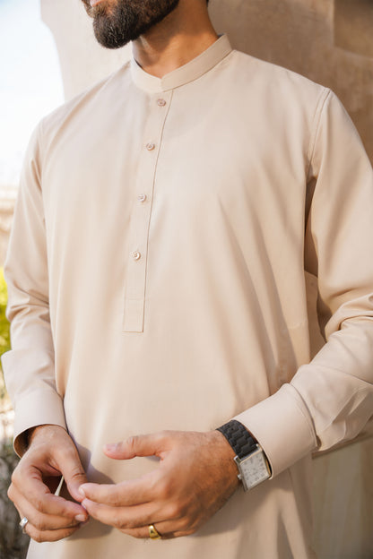 SHALWAR KAMEEZ FOR MEN | TAUPE BROWN