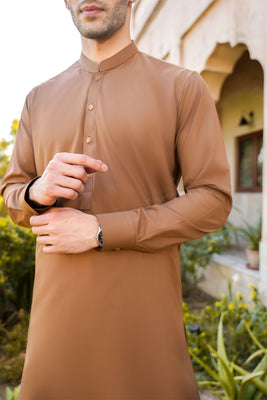 SHALWAR KAMEEZ FOR MEN | COFFEE BROWN