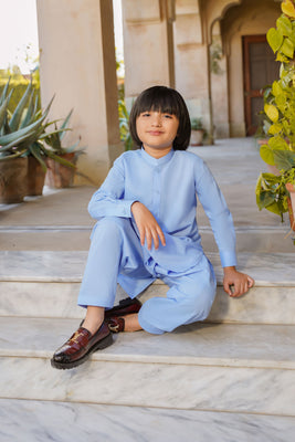SHALWAR KAMEEZ FOR KIDS | BABY BLUE